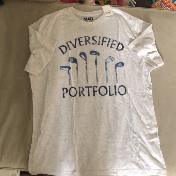 NWT “DIVERSIFIED PORTFOLIO” XL TEE - Picture 2 of 3